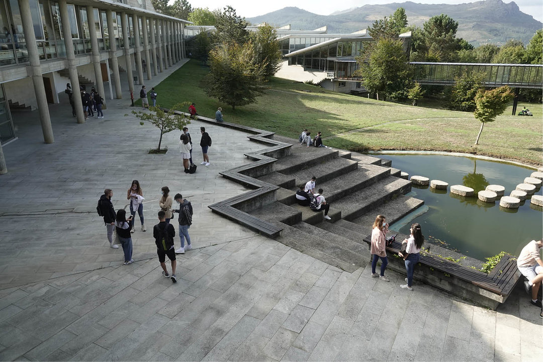 La facultad de Ciencias Económicas en el Campus de Vigo.