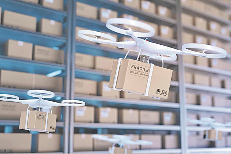 Los drones son cada vez más utilizados en almacenes de mercancía de todo el mundo.