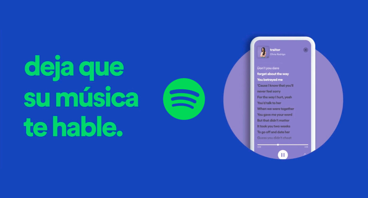 Las letras de las canciones llegan a Spotify para todas sus apps