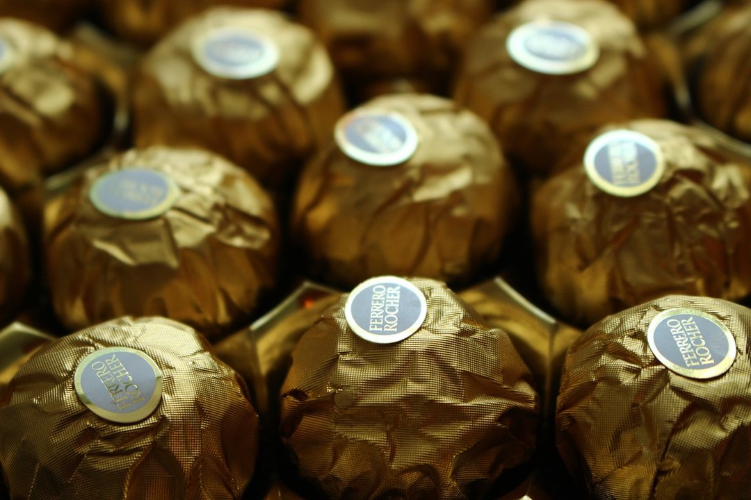 Unos bombones Ferrero Rocher. // Pixabay