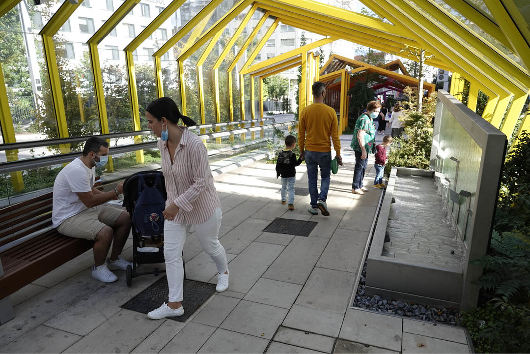 El alcalde destacó el jardín botánico de las rampas, que continuará con su segunda fase.