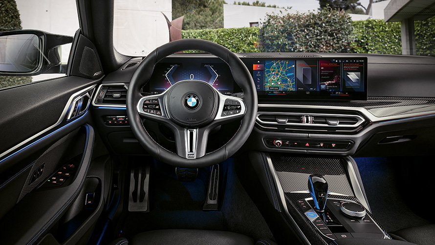 Interior de un modelo de BMW