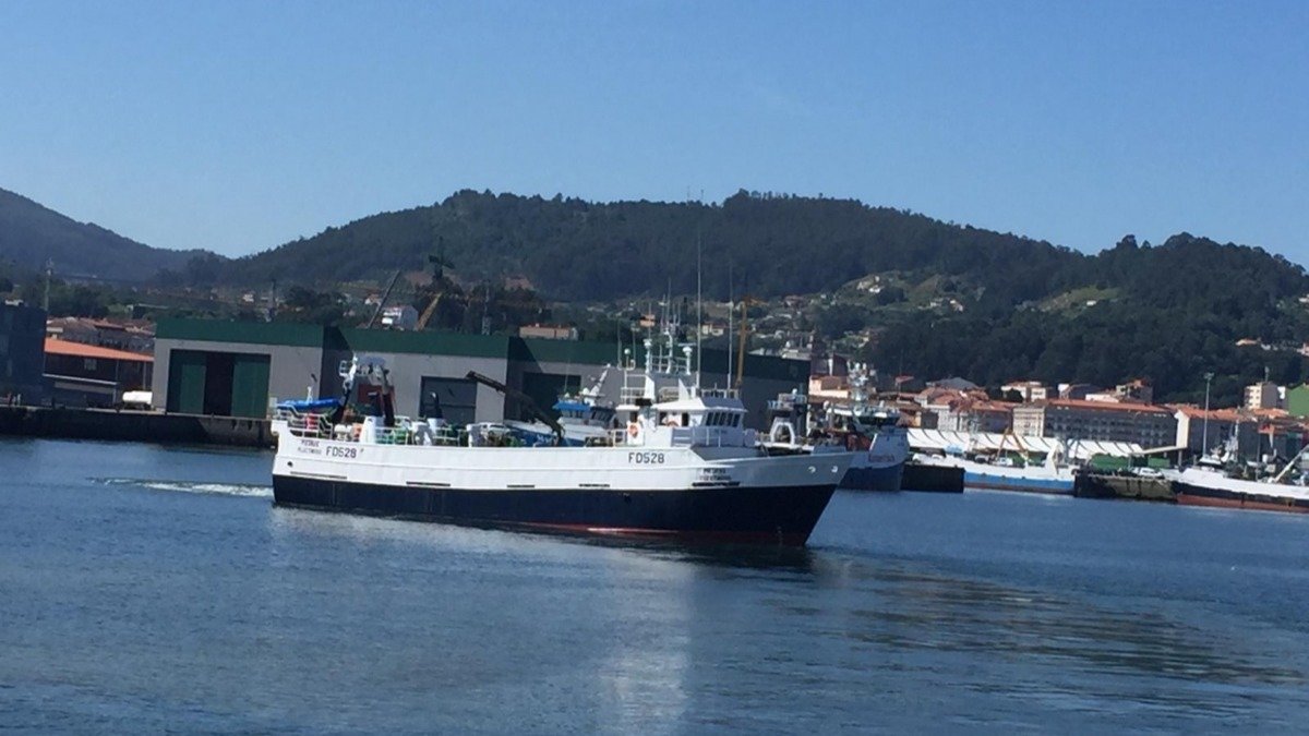El pesquero “Piedras” tenía base en Marín y descargaba el pescado en Vigo.