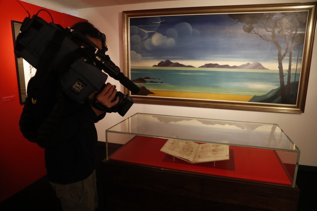 La exposición temporal del Pergamino Vindel en el Museo do Mar en 2017 requirió un refuerzo en la vigilancia.