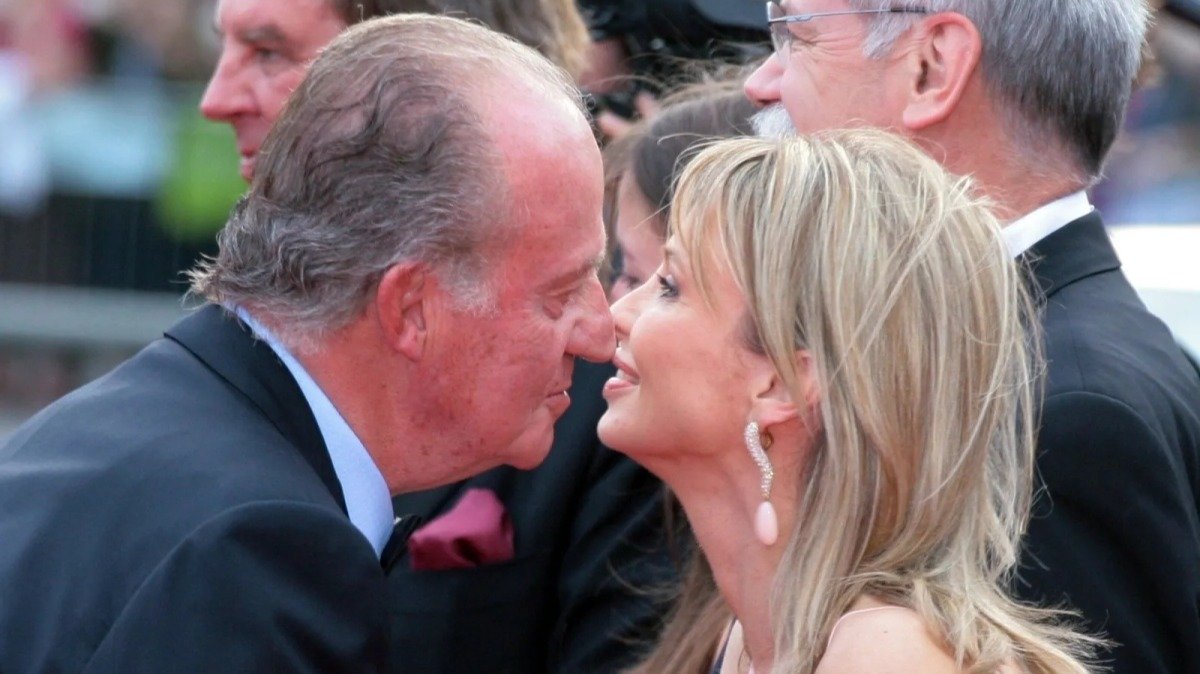 Juan Carlos I con Corinna Larsen.