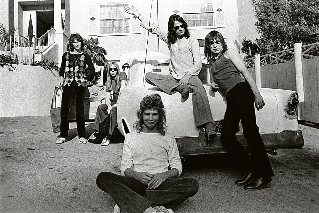Los integrantes de la banda británica Yes en una imagen del año 1972.