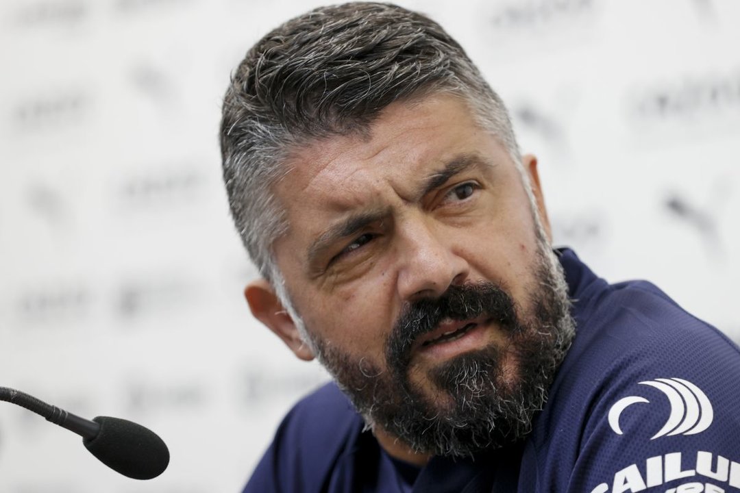 El entrenador italiano del Valencia, Gennaro Gattuso.