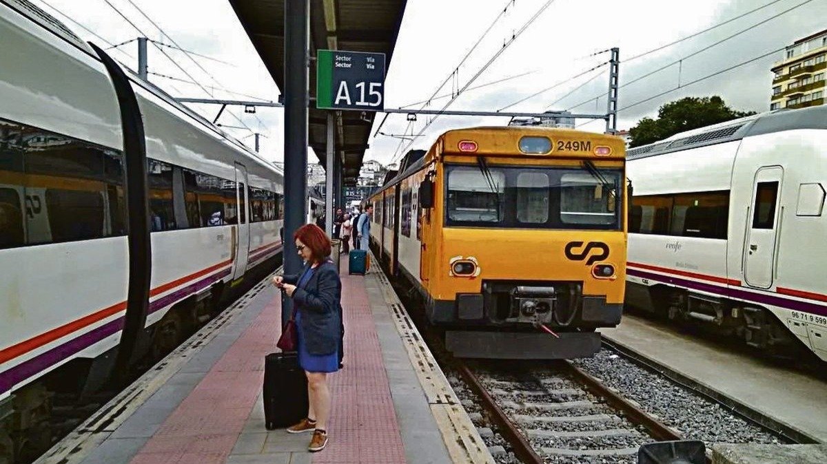 Tren Celta entre Vigo y Oporto.