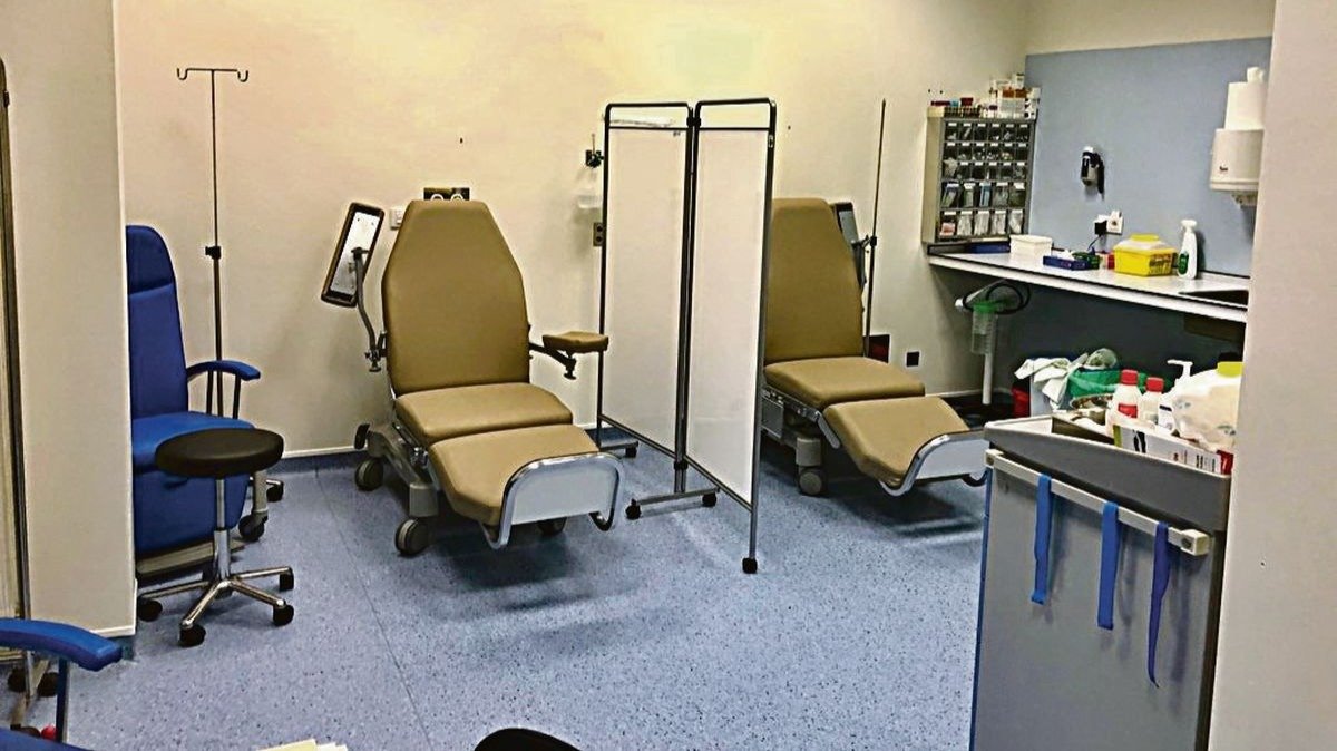 En la foto, las instalaciones del Hospital de Día de Neumología.