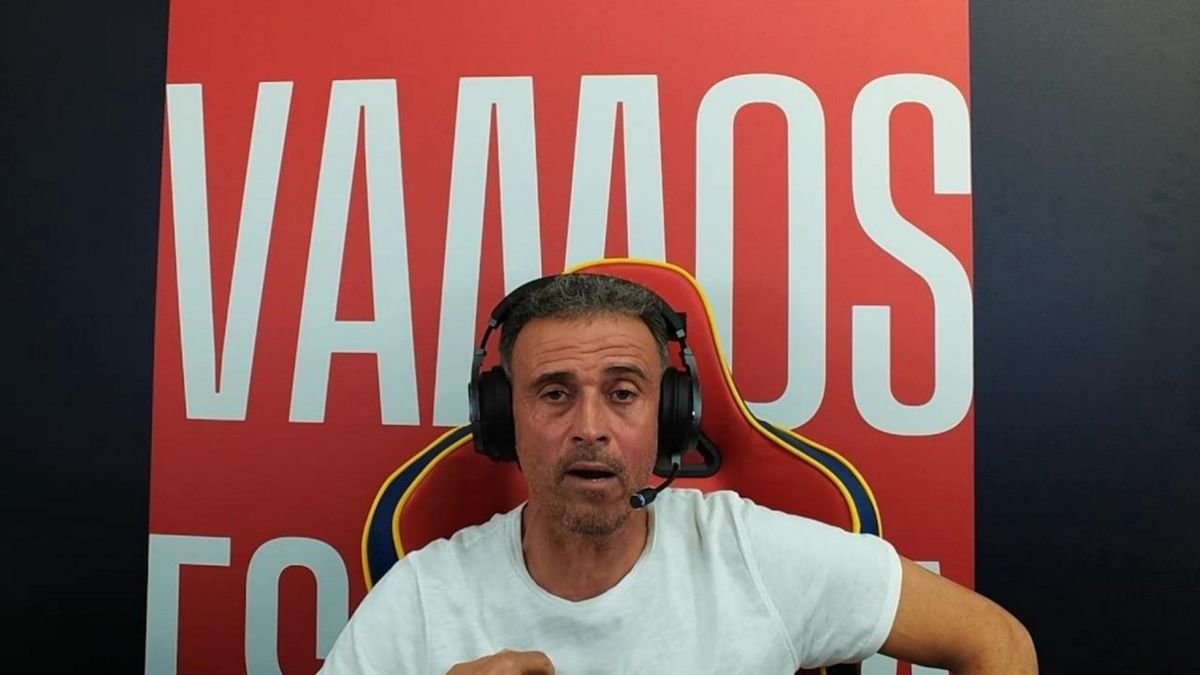Luis Enrique Martínez, exentrenador del Celta, se estrenó ayer como ‘streamer’ en Doha.