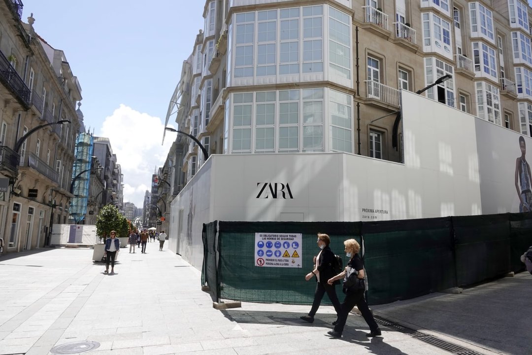 Ubicación de la nueva tienda de Zara en la calle Príncipe. // Vicente Alonso