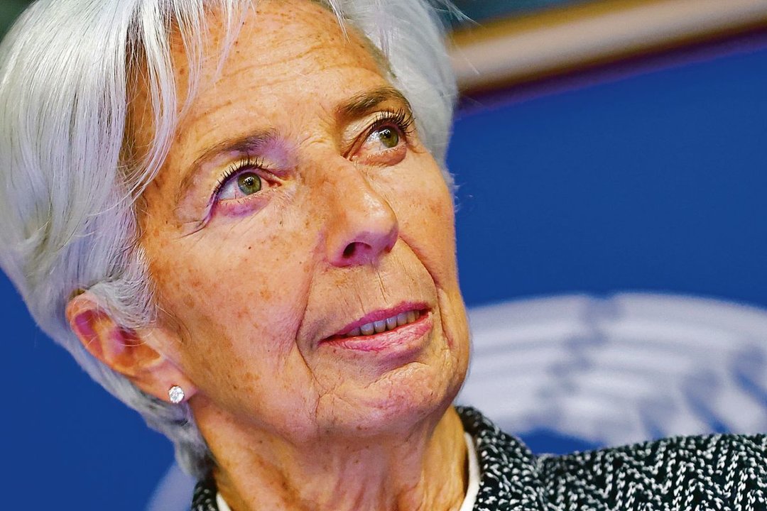 La presidenta del Banco Central Europeo, Christine Lagarde, en Bruselas.