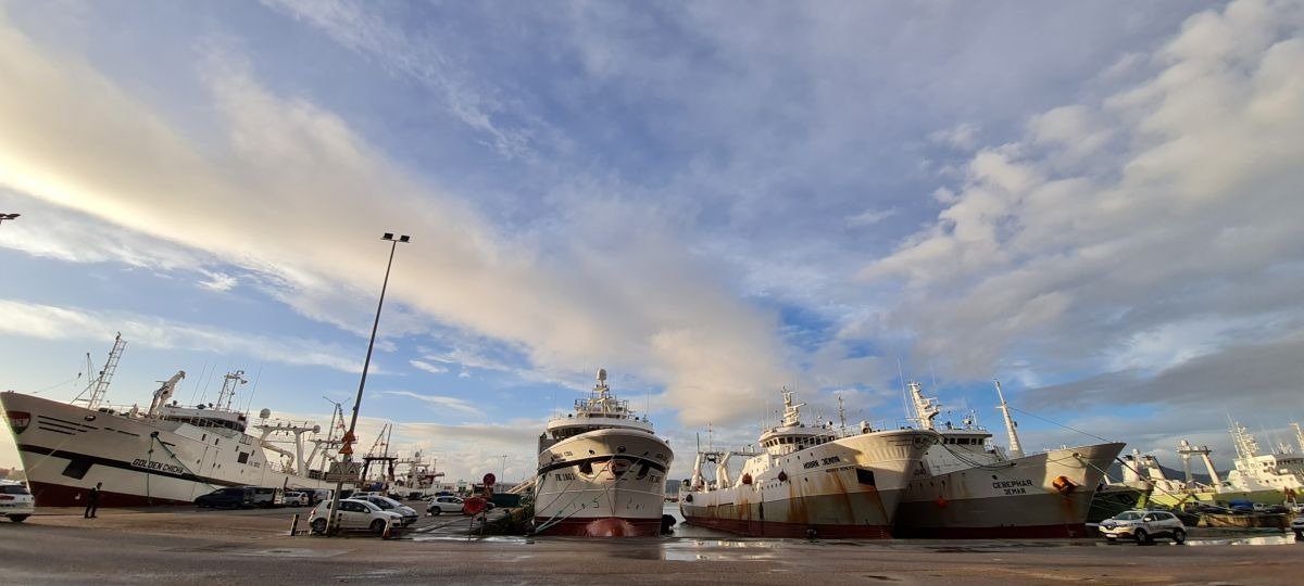 Todos los buques de la flota de Malvinas, de vacaciones hasta finales de enero.