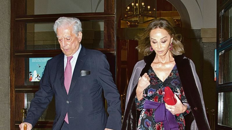 Mario Vargas Llosa e Isabel Preysler en su última aparición.