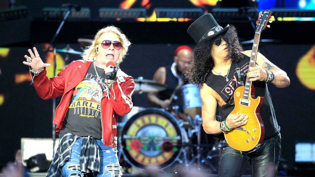 Guns N'Roses en concierto.