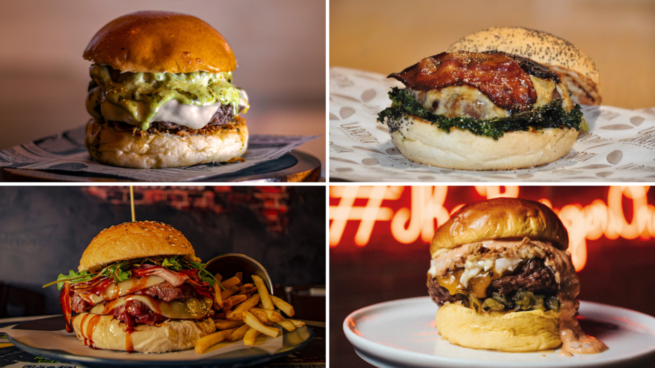 Las cuatro hamburguesas candidatas que se pueden degustar en Vigo.