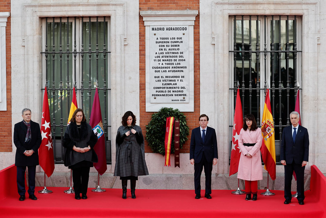 Acto de homenaje a las víctimas del 11-M en Madrid. // EFE