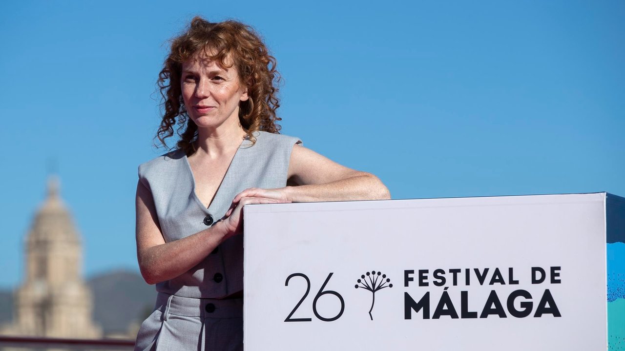 La actriz María Vázquez, en el Festival de Málaga. // EFE