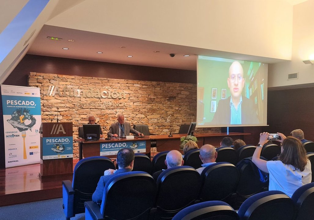 El acto de clausura del primer congreso de Interfish en Vigo.