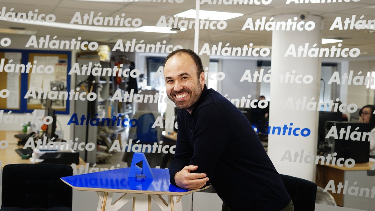 Álvaro Gago, na súa visita a Atlántico TV.