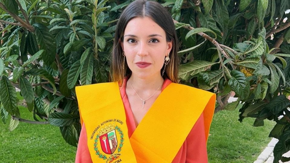 Laura Cuenca, el día de su graduación de Medicina.