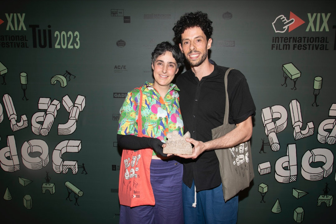 Ángel Montero y María Serna, ganadores en la sección competitiva de Galicia. // Tamara de la Fuente