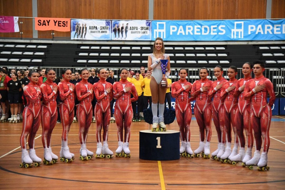 El CPA Gondomar consiguió la Copa de Oro en el Europeo de grupos show júnior disputado en Paredes.