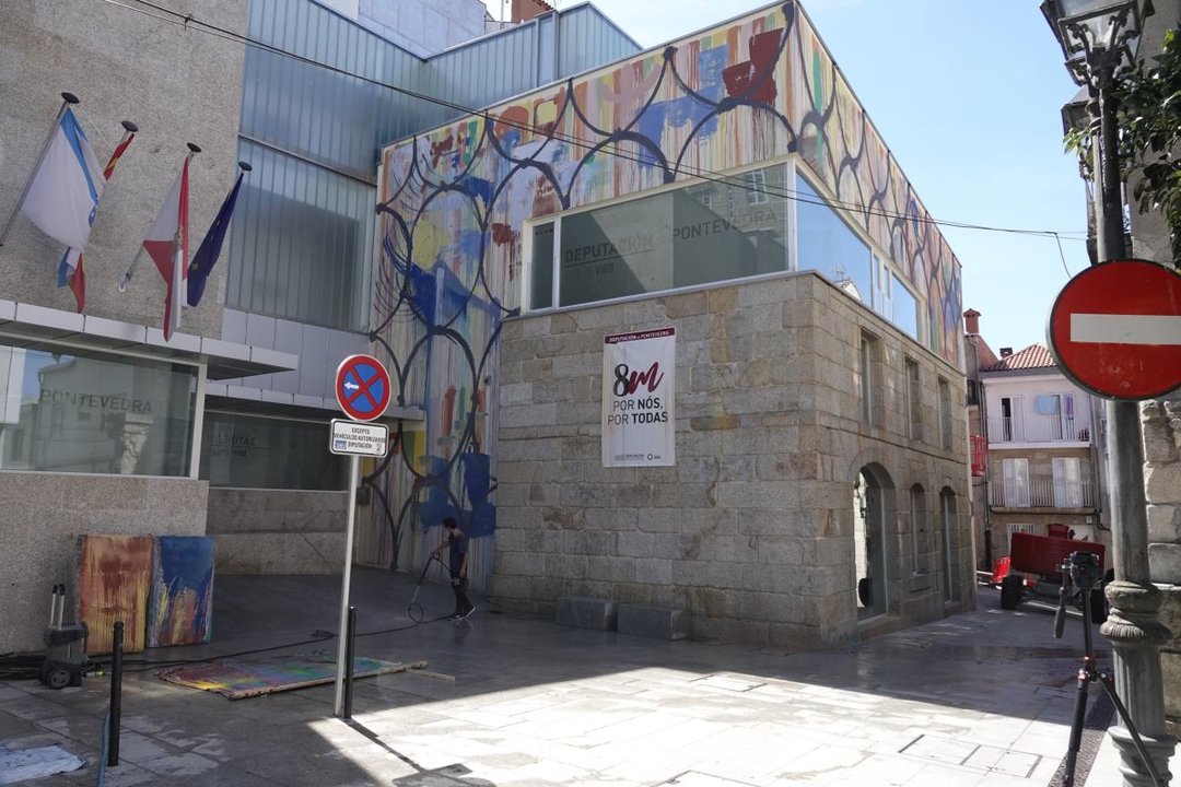 La sede de la Diputación en Vigo, situada en el número 17 de la calle Eduardo Chao.