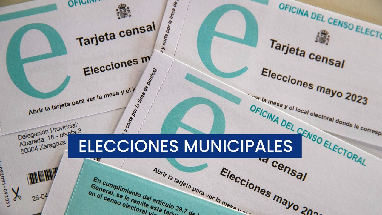 Tarjeta censal para las elecciones municipales del 28 de mayo.