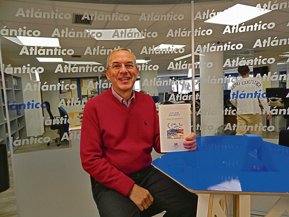 Alberto González-Garcés, en el set de Atlántico.