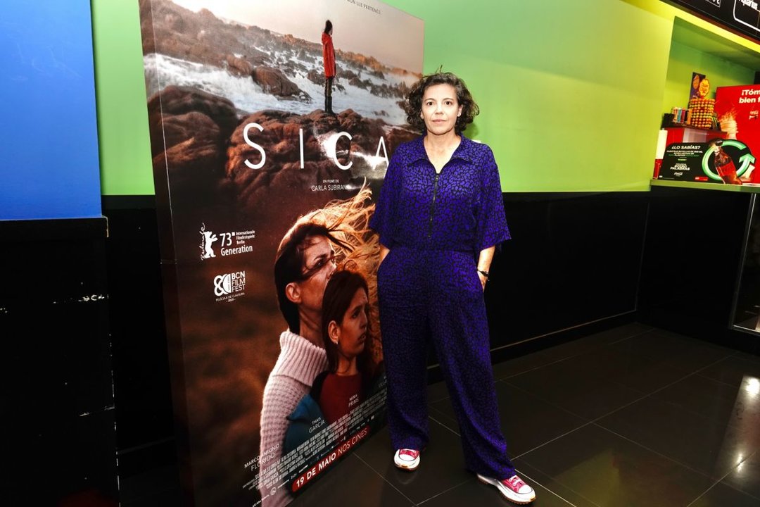 Carla Subirana, ayer en el photocall de los cines Gran Vía.