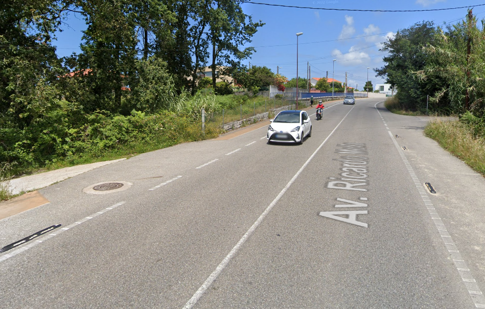 Un tramo de la PO-325 entre Saiáns y Oia. // Google Maps