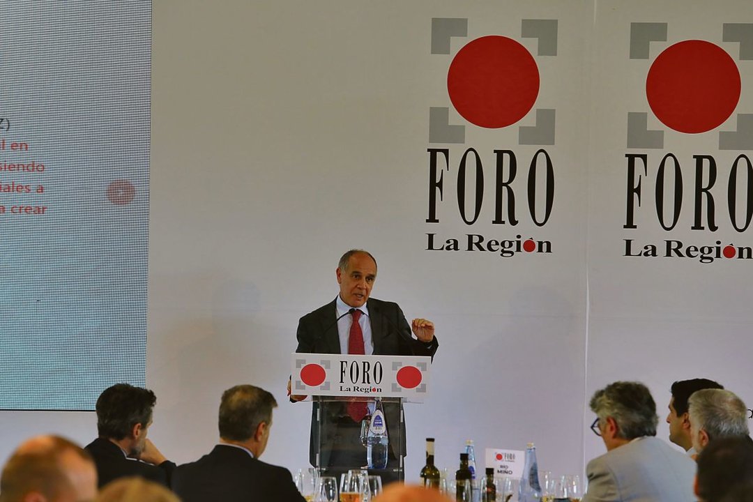 Ángel Bergés, economista y cofundador de Analistas Financieros Internacionales, protagonizó ayer el Foro La Región.