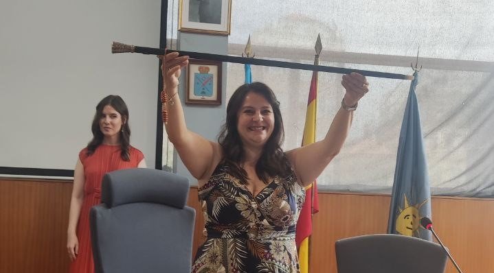 Araceli Gestido, alcaldesa en Cangas.
