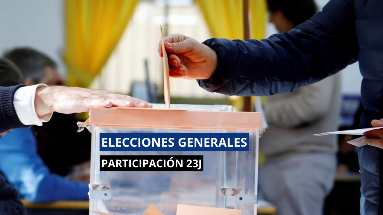 Datos de participación en las elecciones generales.
