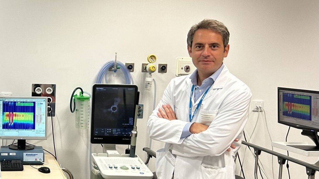 El cirujano Vincenzo Vigorita, en el Álvaro Cunqueiro.