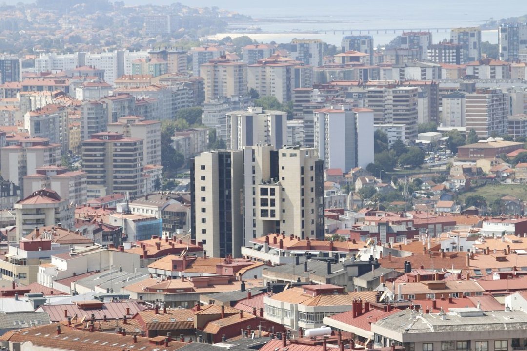 Casco urbano de Vigo.