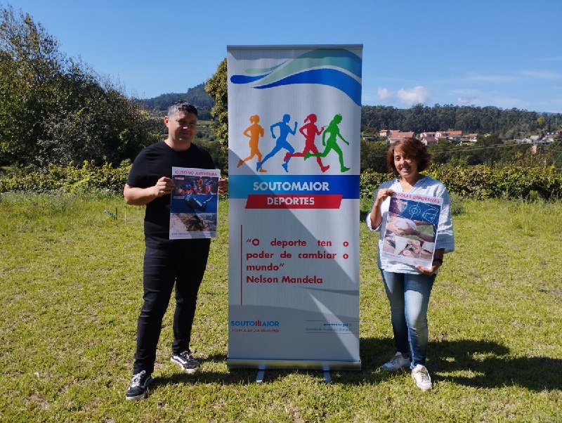 Manu Lourenzo y Raquel Villaverde presentaron la nueva oferta deportiva para el municipio.