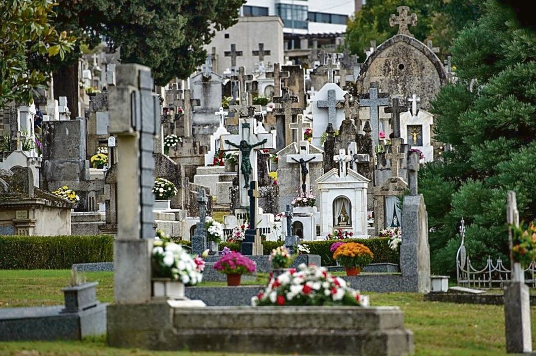 Cementerio de San Francisco, en Ourense.