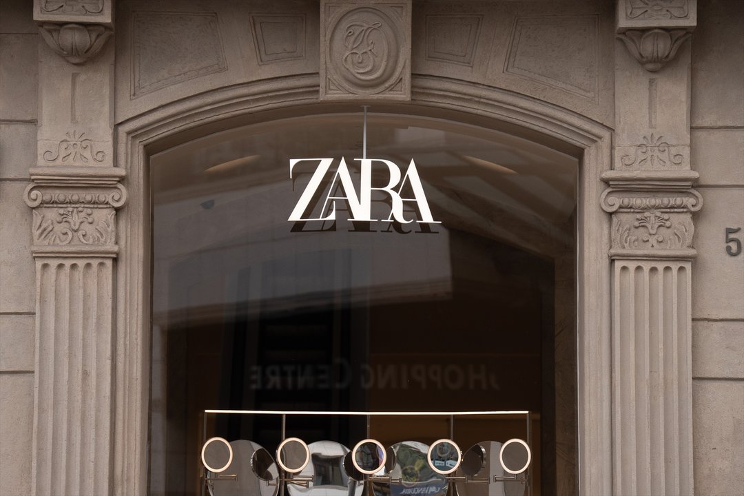 Una tienda de la franquicia Zara en Barcelona, a 7 de agosto de 2023. // Europa Press