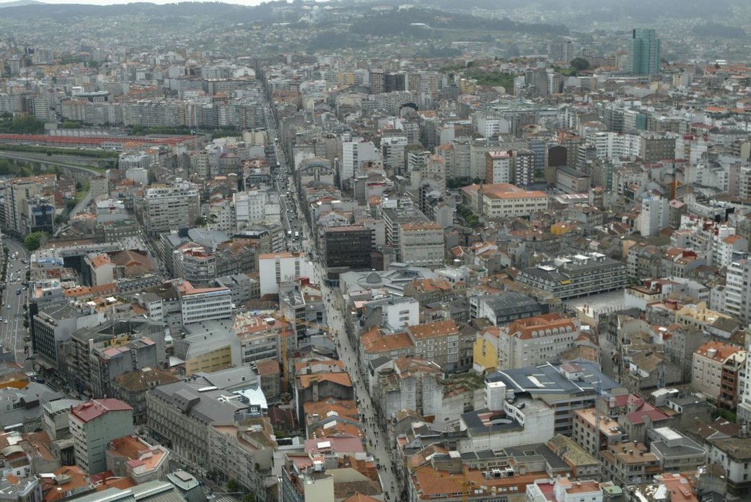 El distrito centro de Vigo es el que tiene mayor renta, según los datos del IRPF de la Agencia Tributaria.