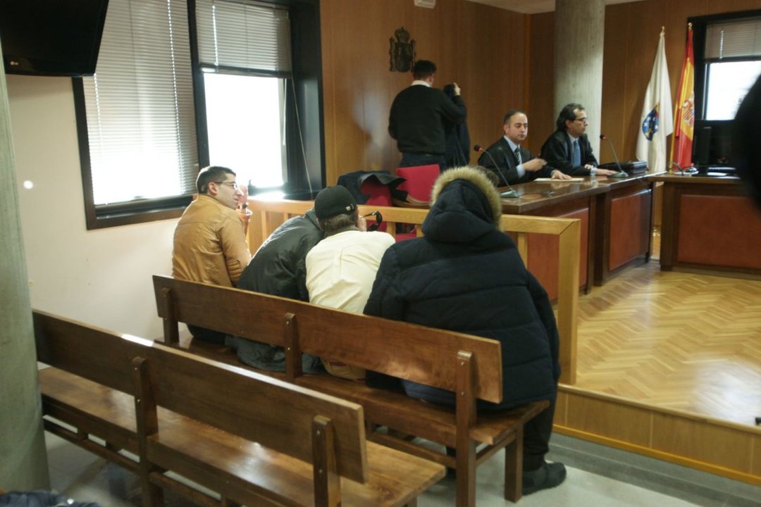 Imagen del juicio en 2016, en el que los dos detenidos junto a otros dos procesados, fueron condenados.