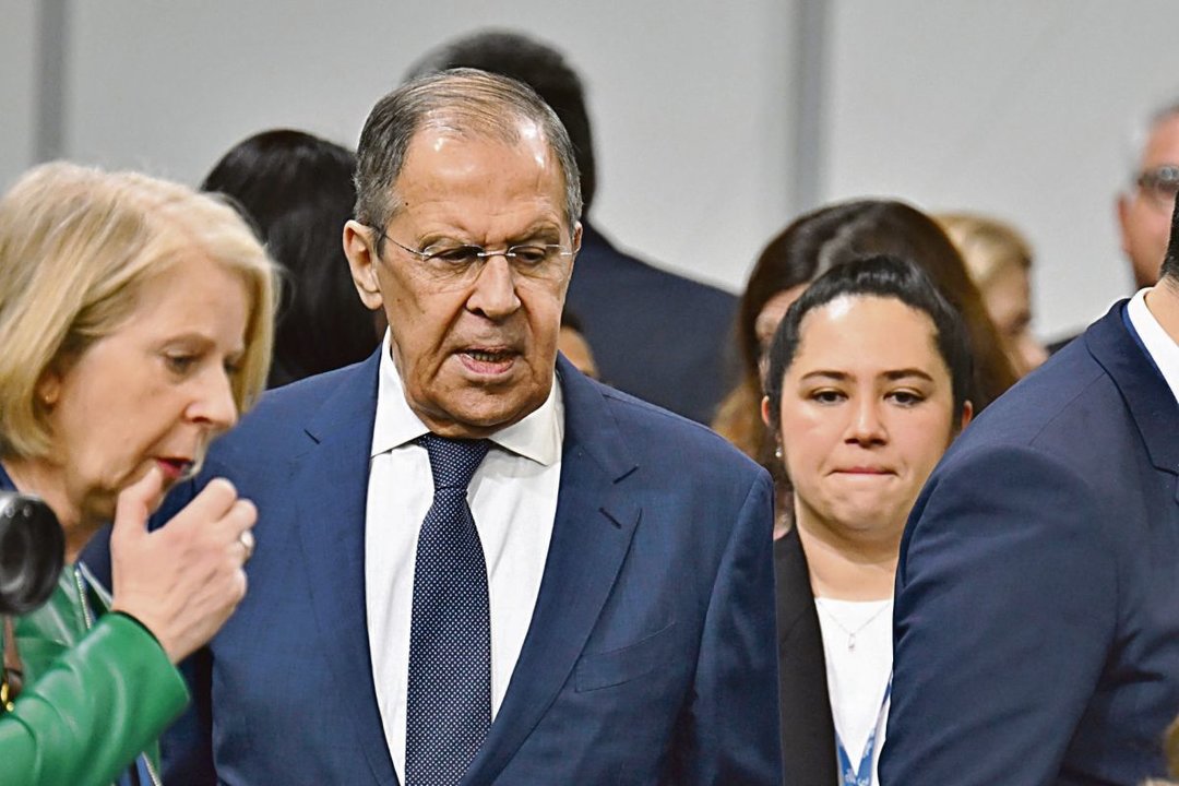 El ministro ruso de Asuntos Exteriores, Serguéi Lavrov.