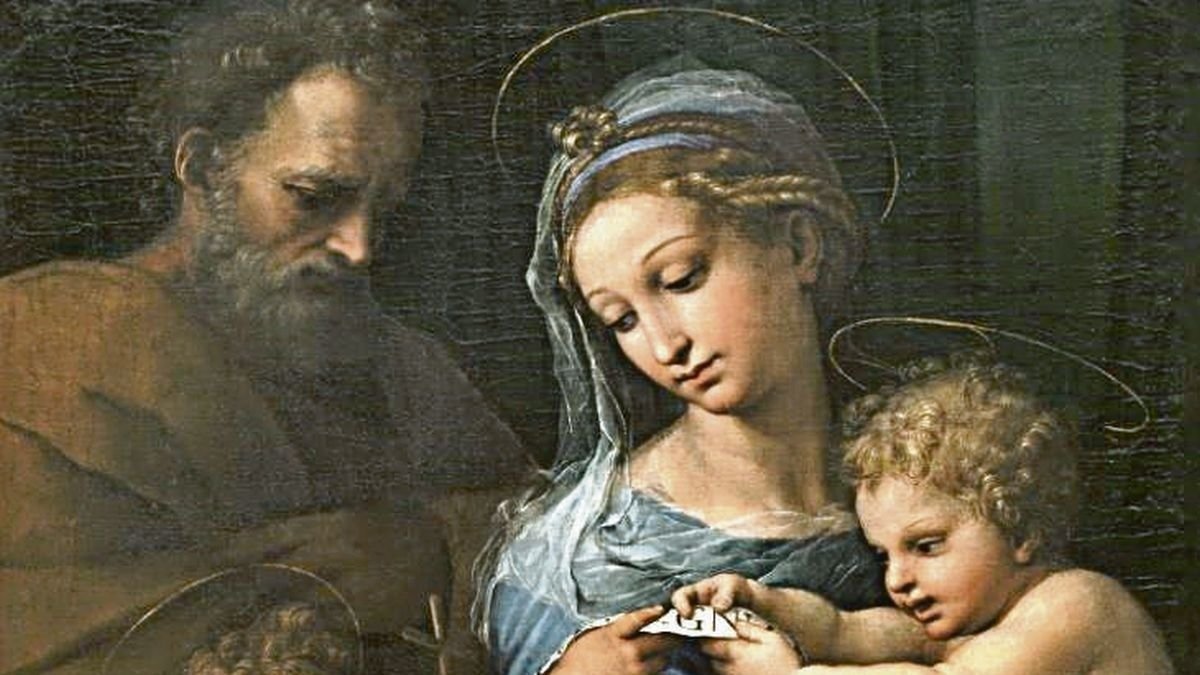 El cuadro Madonna della Rosa, de Rafael.