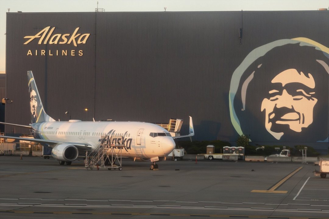 Un avión de Alaska Airlines. // EP