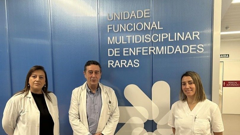 Nieves Balado, Alberto Rivera y Tamara Santomé, en la nueva unidad.