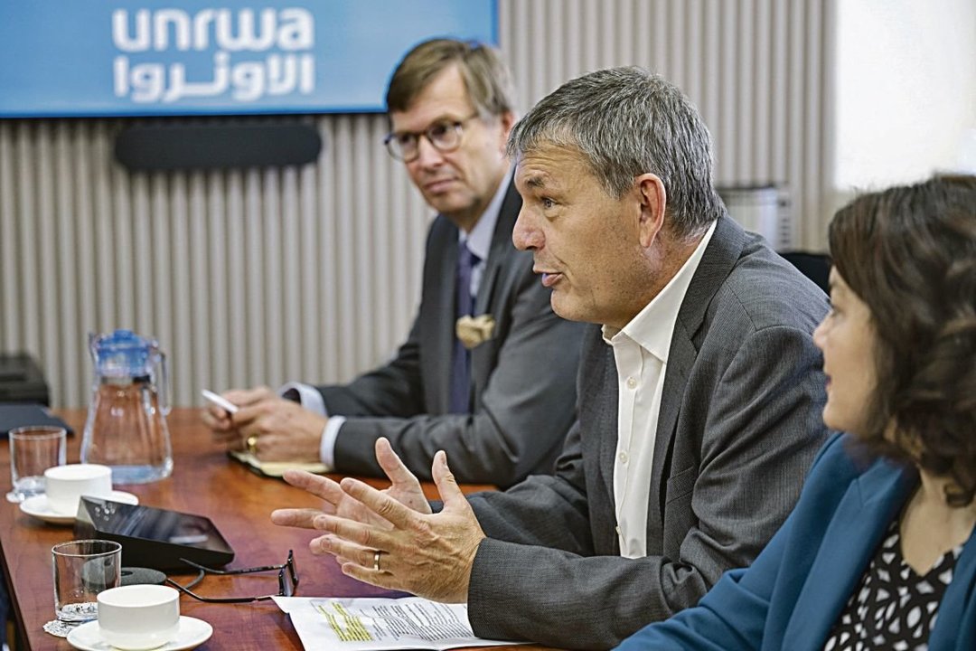 El comisionado general de la UNRWA, Philippe Lazzarini.