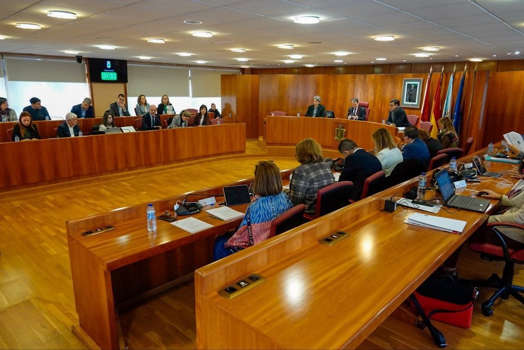 Pleno del Concello de Vigo de este lunes. // Vicente Alonso