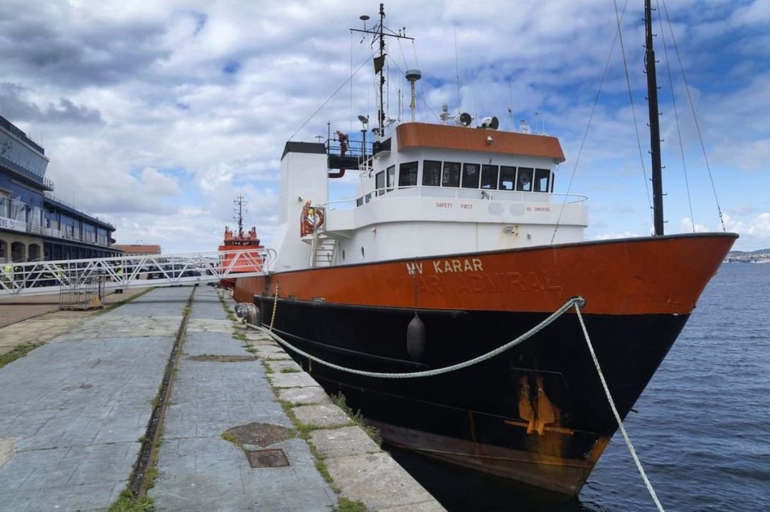 En el buque que llegó al puerto de Vigo había 3,8 toneladas de cocaína.