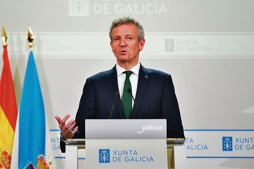 El presidente de la Xunta de Galicia en funciones, Alfonso Rueda.